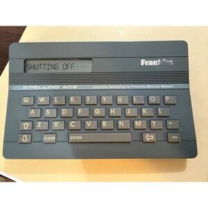 Vintage Franklin Spelling Ace Electronic Dictionary Handheld - Tested & Working